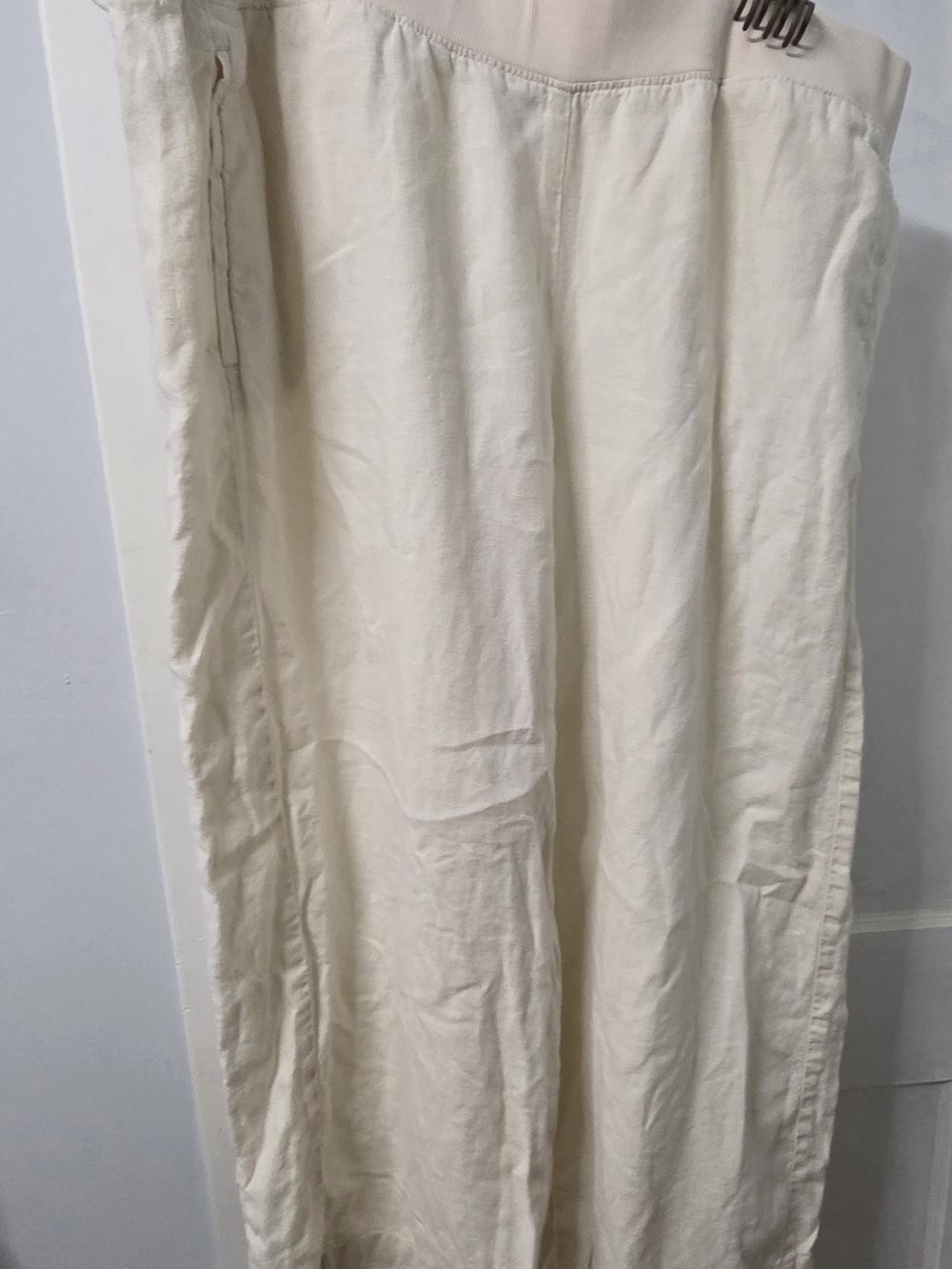 J. Jill Cream Linen Pants